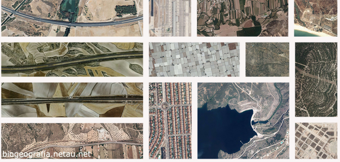 Áreas urbanas en fotografía aérea