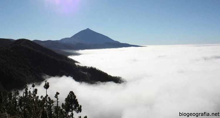 Nubes en el Teide