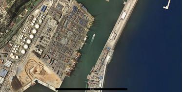 Puerto industrial de Barcelona